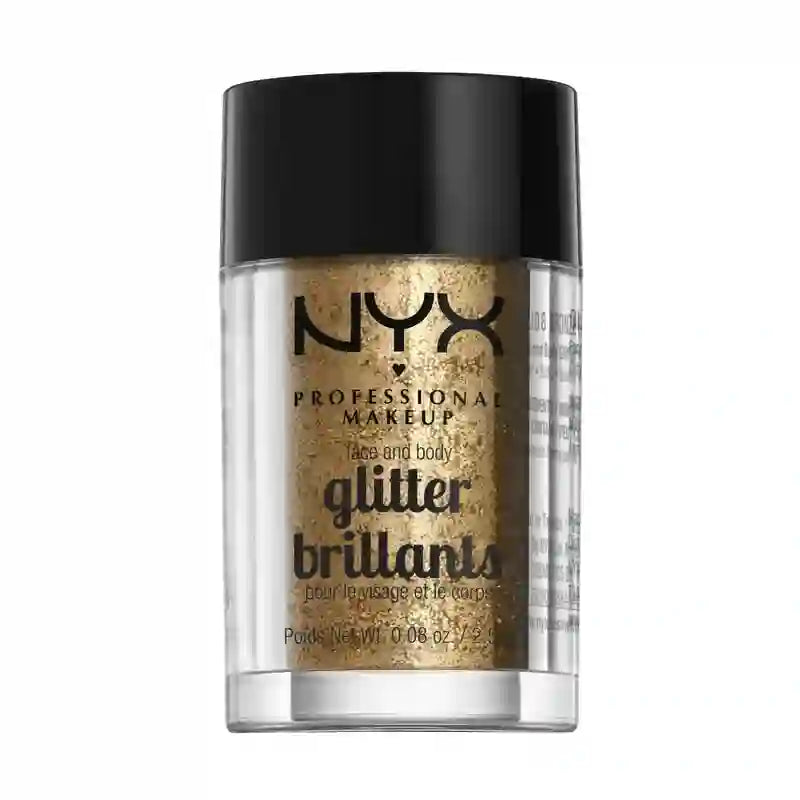 Nyx Face & Body Glitter Face & Body Glitter Bronze Shade , 2,5 grams