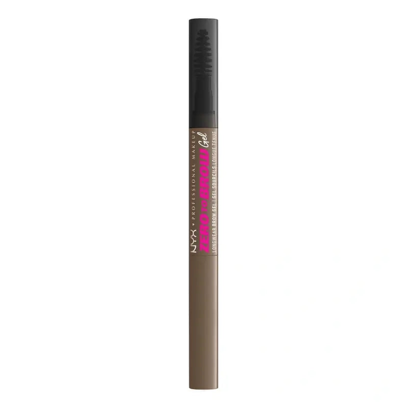 Nyx Long Lasting Brow Filler Gel Zero To Brow. Shade Ash Brown. , 1 pcs.