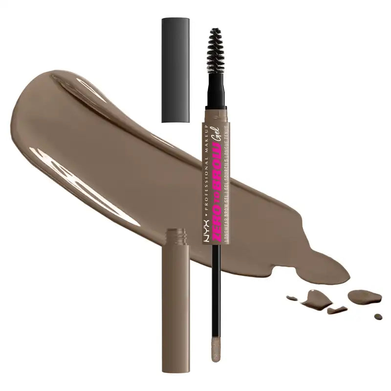 Nyx Long Lasting Brow Filler Gel Zero To Brow. Shade Ash Brown. , 1 pcs.