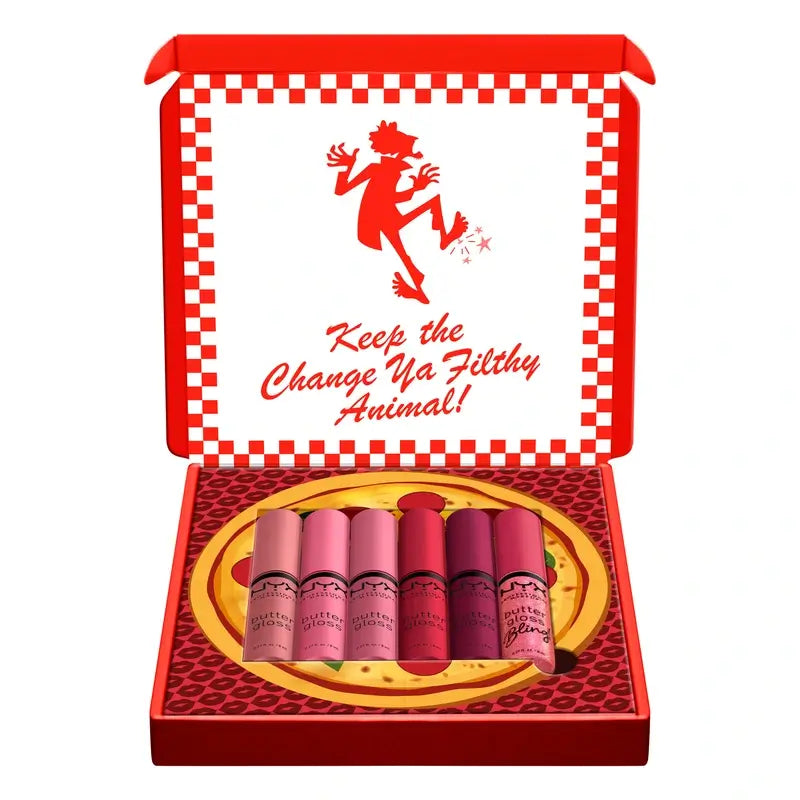 Nyx Home Alone Butter Gloss Pinks Reds , 6x8 ml