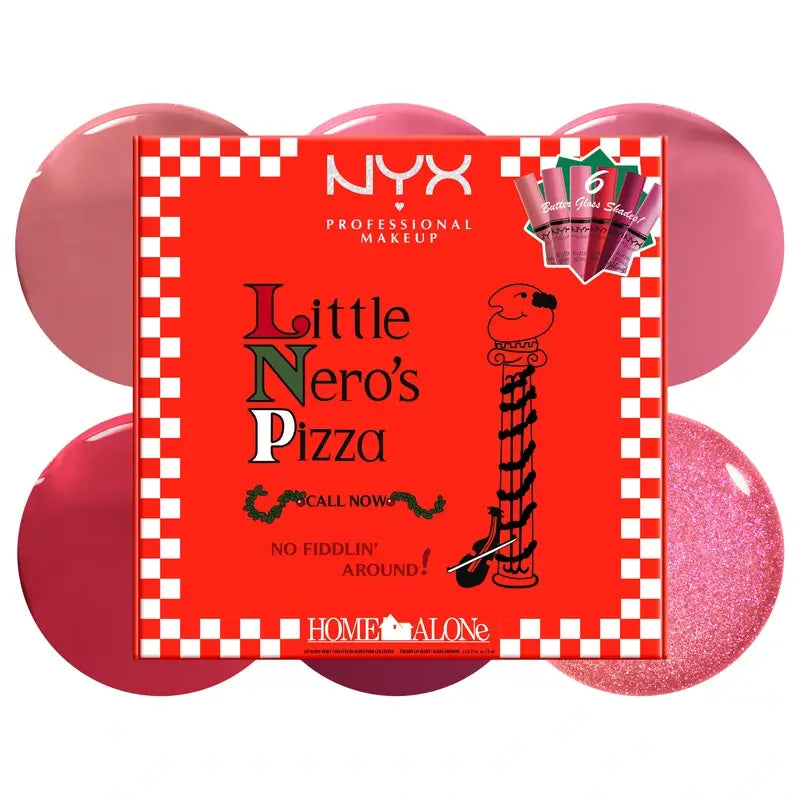 Nyx Home Alone Butter Gloss Pinks Reds , 6x8 ml