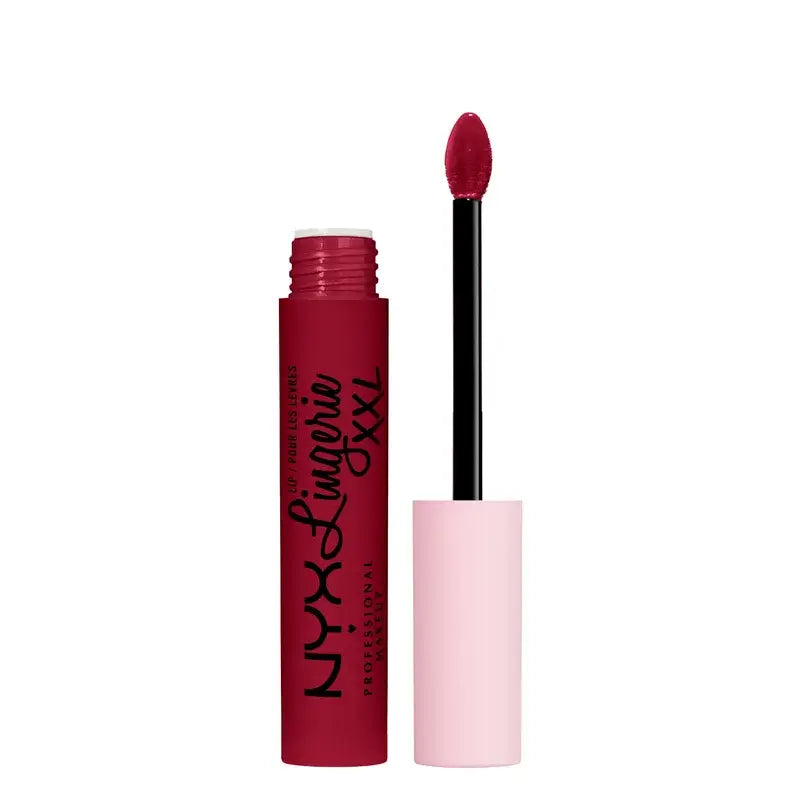 Nyx Liquid Lipstick Lip Lingerei Xxl Long Wear 100% Matte Coverage 16H . Shade Strip N Tease , 4 ml