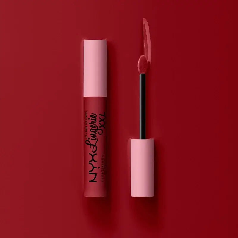 Nyx Liquid Lipstick Lip Lingerei Xxl Long Lasting, Matte 16H . Shade Its Hotter , 4 ml
