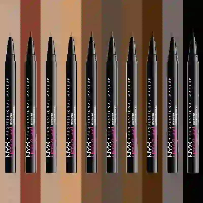 Nyx Brow Tint Pen Lift&Snatch! Brow Tint Pen, Long Lasting 16H, Vegan Formula, Shade Ash Brown , 1 ml