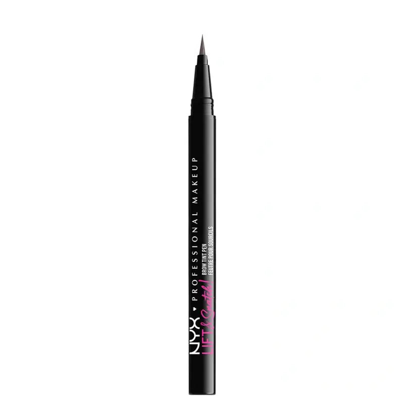 Nyx Brow Tint Pen Lift&Snatch! Brow Tint Pen, Long Lasting 16H, Vegan Formula, Shade Black , 1 ml