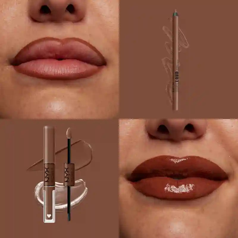 Nyx Line Loud Lipstick, Long Lasting, + Defined, + Thick, Total Baller 07 , 1,2 gr