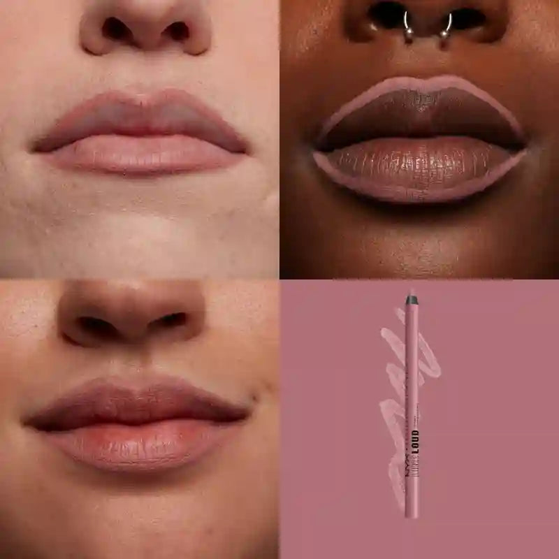 Nyx Line Loud Lipstick, Long Lasting, + Defined, Non-Transfer, Shade 13 Fierce Flirt , 1,2 gr