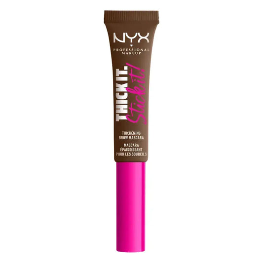 Nyx Thick It Stick It Mascara. Long Lasting. Natural Finish. Brunette shade, 7 ml