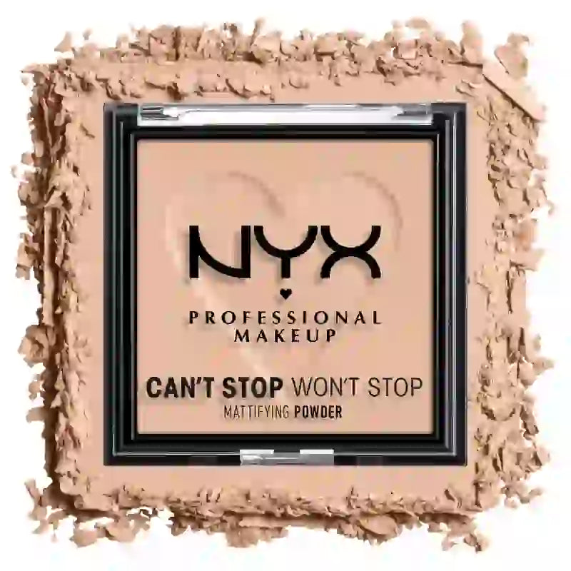 Nyx Professional Mattifying Powder Can'T Stop Won'T Stop. , 6 gr