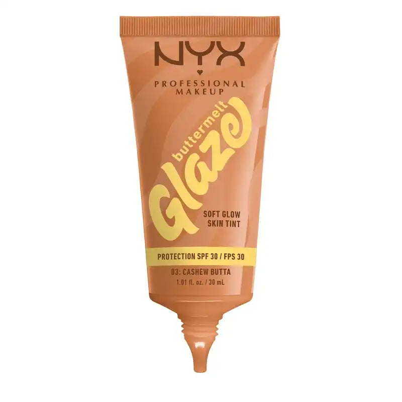 Nyx Skin Tint Buttermelt Glaze Soft Glow + Protection Spf/Fps 30 , 30 ml