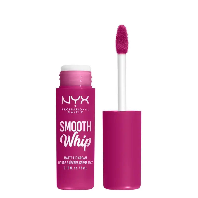 Nyx Smooth Whip Matte Lip Cream, Creamy Liquid Lipstick, Matte, Shade Bday Frosting 09 , 4 ml
