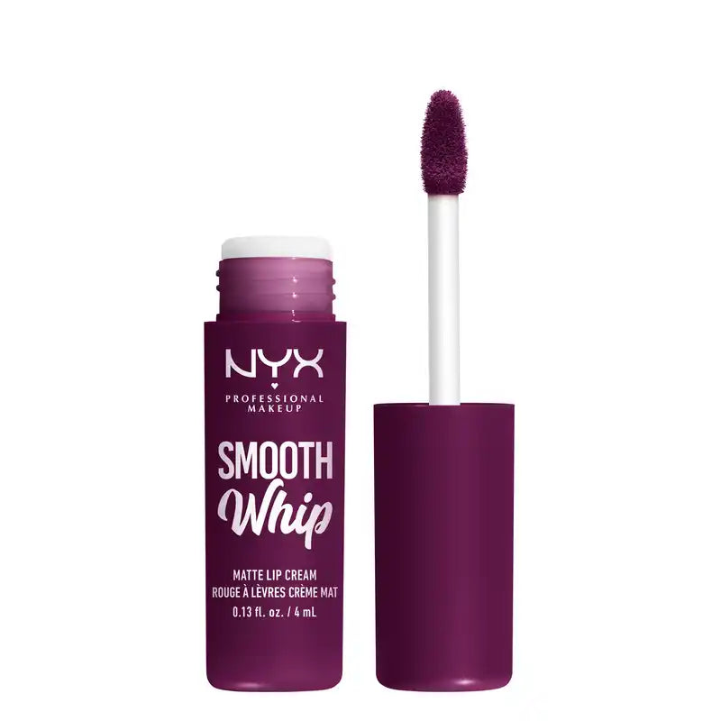 Nyx Smooth Whip Matte Lip Cream, Creamy Liquid Lipstick, Matte, Shade Berry Bed Sheets , 4 ml