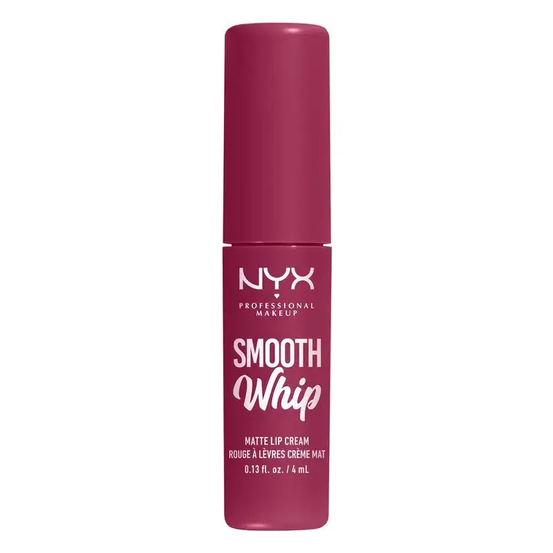 Nyx Smooth Whip Matte Lip Cream, Creamy Liquid Lipstick, Matte, Shade Fuzzy Slippers 08 , 4 ml