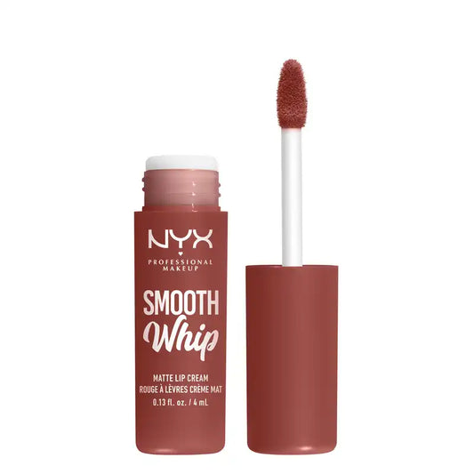 Nyx Smooth Whip Matte Lip Cream, Creamy Liquid Lipstick, Matte, Latte Foam Shade , 4 ml
