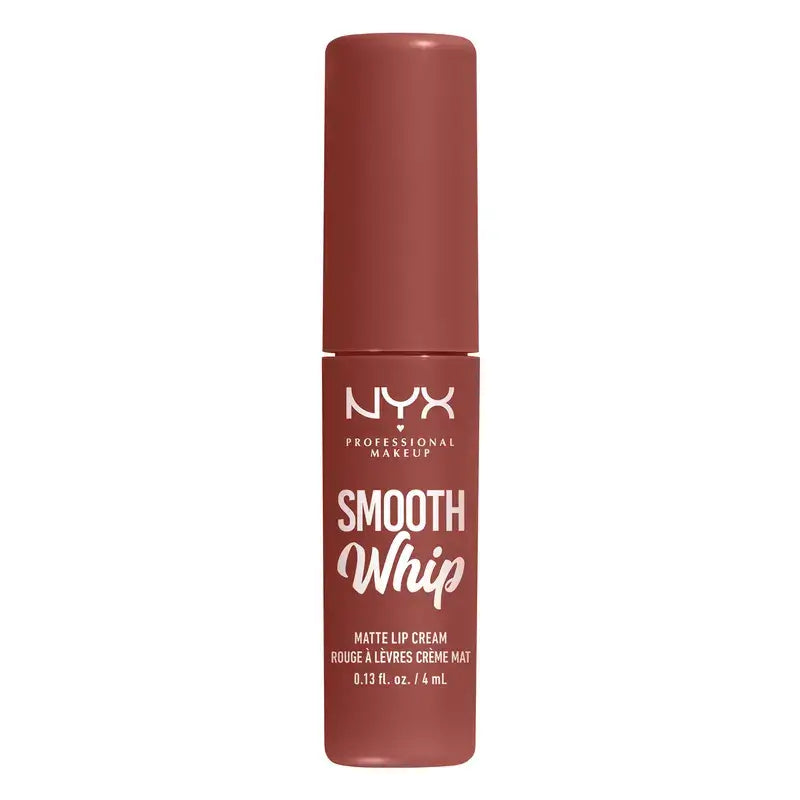 Nyx Smooth Whip Matte Lip Cream, Creamy Liquid Lipstick, Matte, Latte Foam Shade , 4 ml