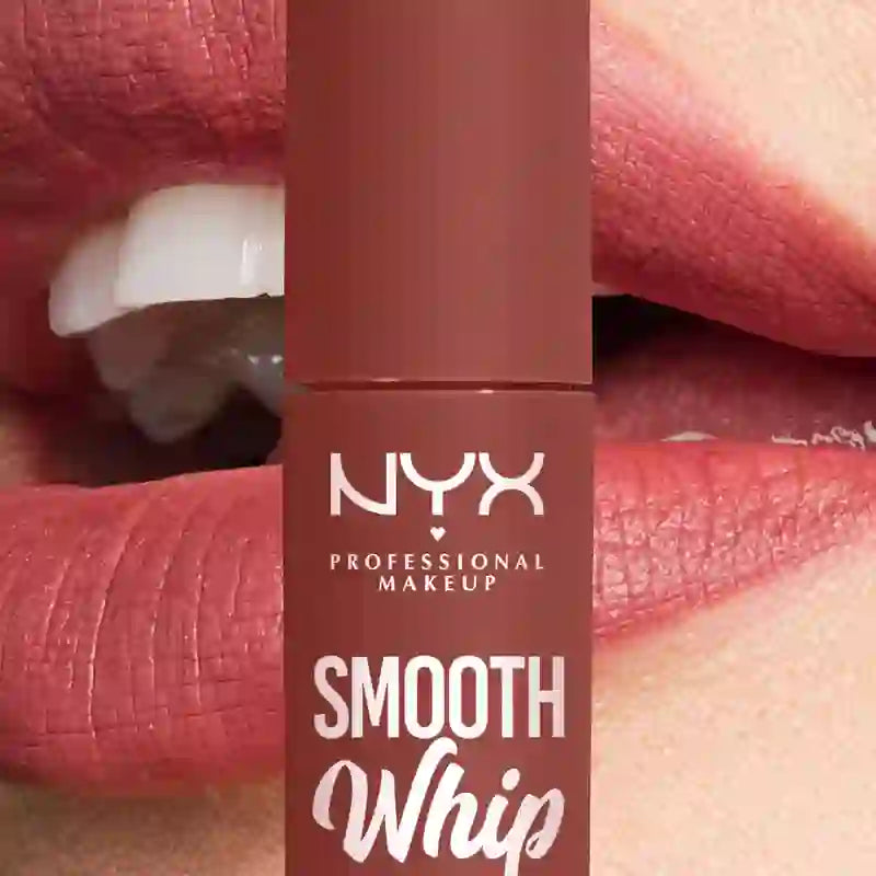 Nyx Smooth Whip Matte Lip Cream, Creamy Liquid Lipstick, Matte, Latte Foam Shade , 4 ml