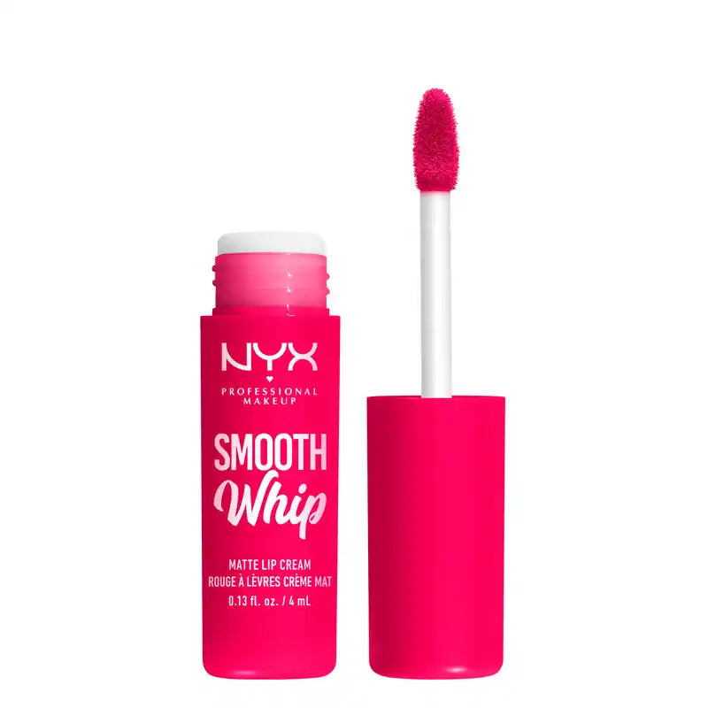 Nyx Smooth Whip Matte Lip Cream, Creamy Liquid Lipstick, Matte, Shade Pillow Fight , 4 ml