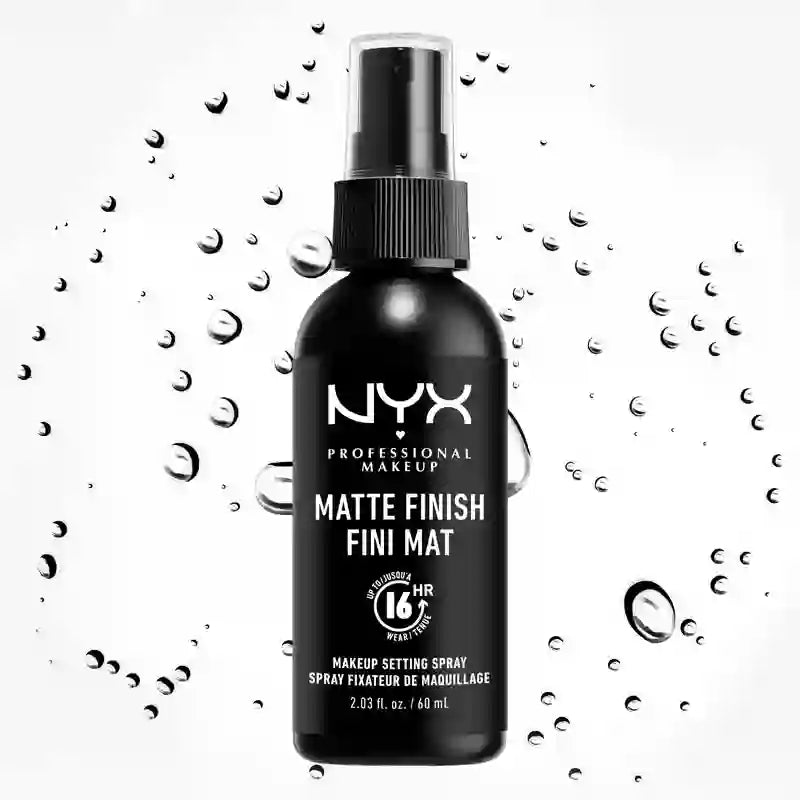 Nyx Professional Makeup Fixing Spray Matte Finish, Long Lasting. , 60 ml
