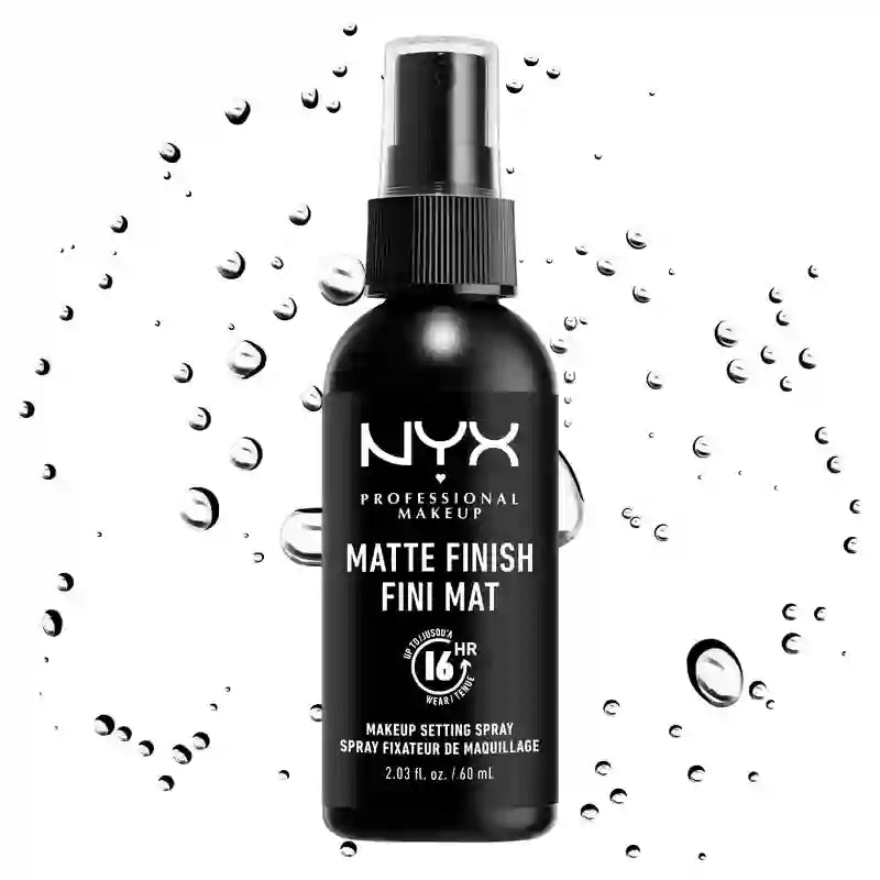 Nyx Professional Makeup Fixing Spray Matte Finish, Long Lasting. , 60 ml