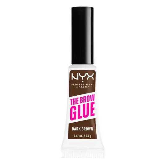 Nyx The Brow Glue, Long Lasting Brow Glue Gel, Shade 03 Dark Brown , 5 gr