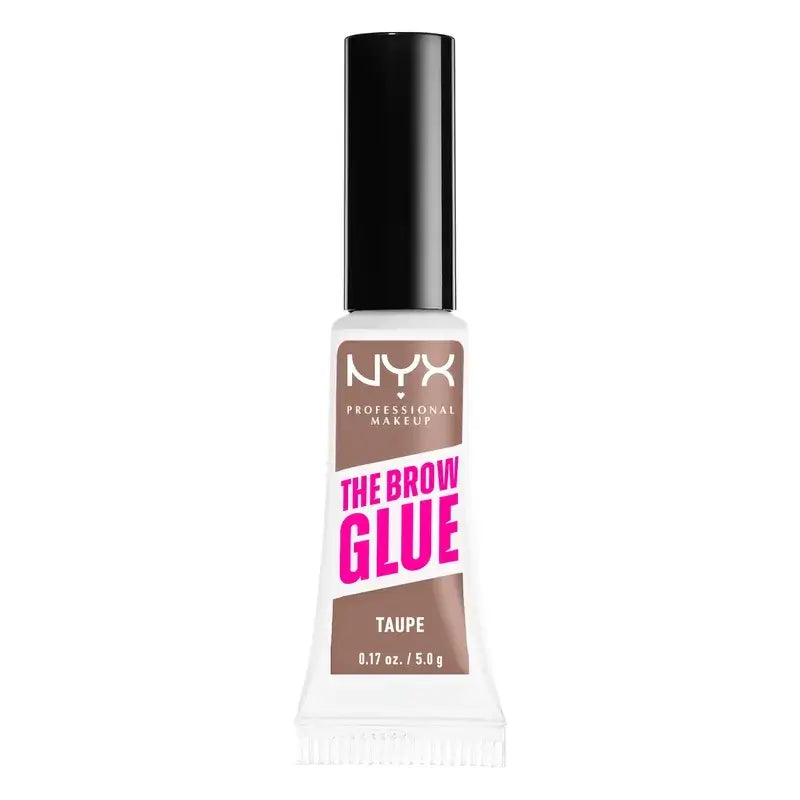 Nyx The Brow Glue, Long Lasting Brow Gel, Shade Taupe 02 , 5 g