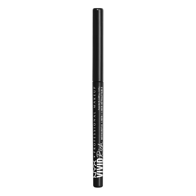 Nyx Vivid Rich Mechanical Mechanical Pencil Retractable Eyeliner Shade 01 , 0,28 gr