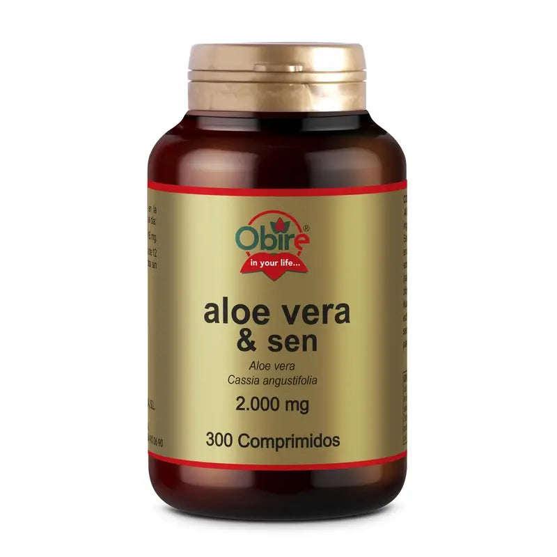 Obire Aloe Vera 2000 Mg With Sen. 300 Tablets