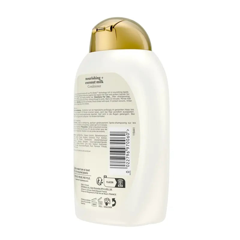 OGX Coconut Milk Conditioner, Dry Hair, 385 ml