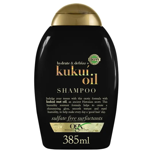 OGX Kukui Oil Anti-Frizz Shampoo, 385 ml