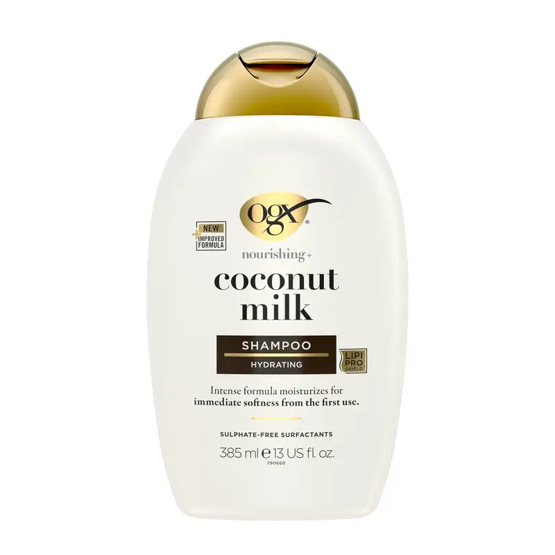 OGX Coconut Milk Shampoo, Dry Hair, 385 ml