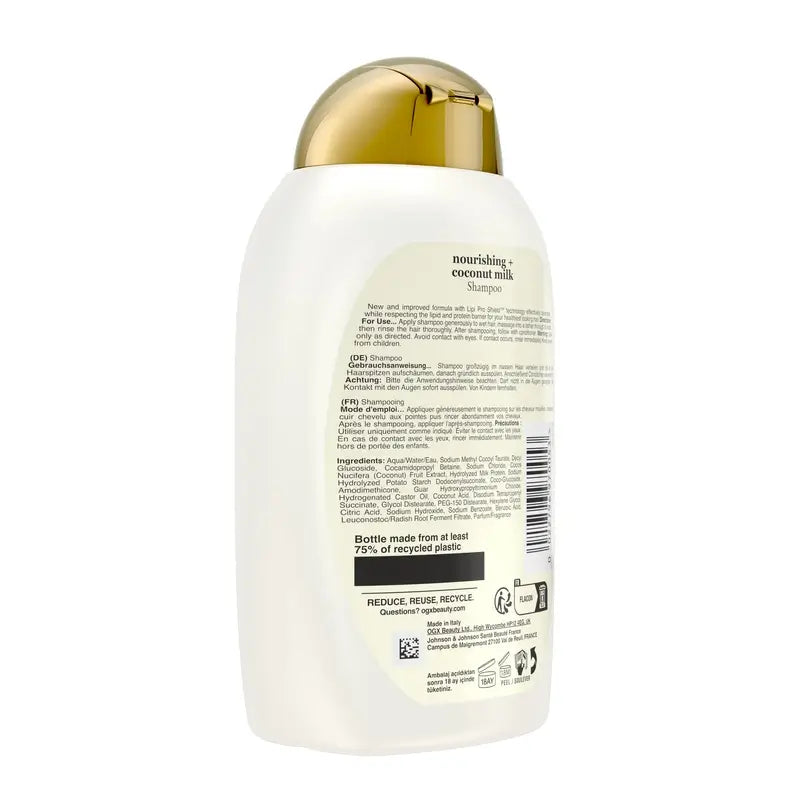 OGX Coconut Milk Shampoo, Dry Hair, 385 ml