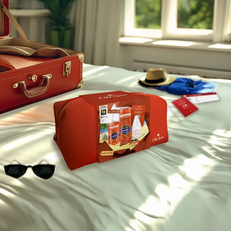 Old Spice Captain Traveller Gift Set with Shower Gel