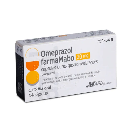 Omeprazole Farmamabo 20 mg, 14 capsules, Gastroresistant