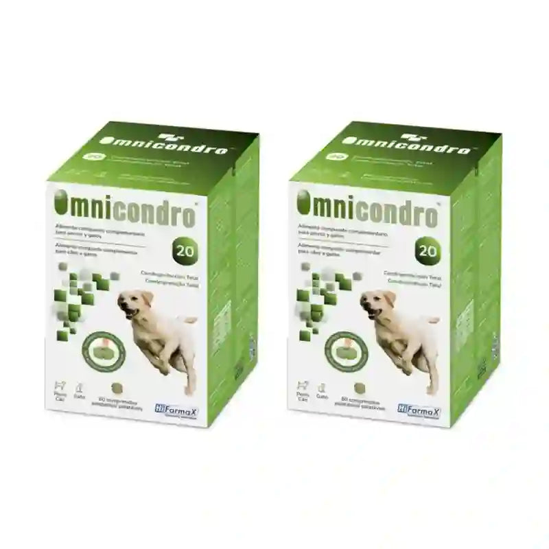 Omnicondro 20 Chondroprotector for Dogs, 2X60 Tablets