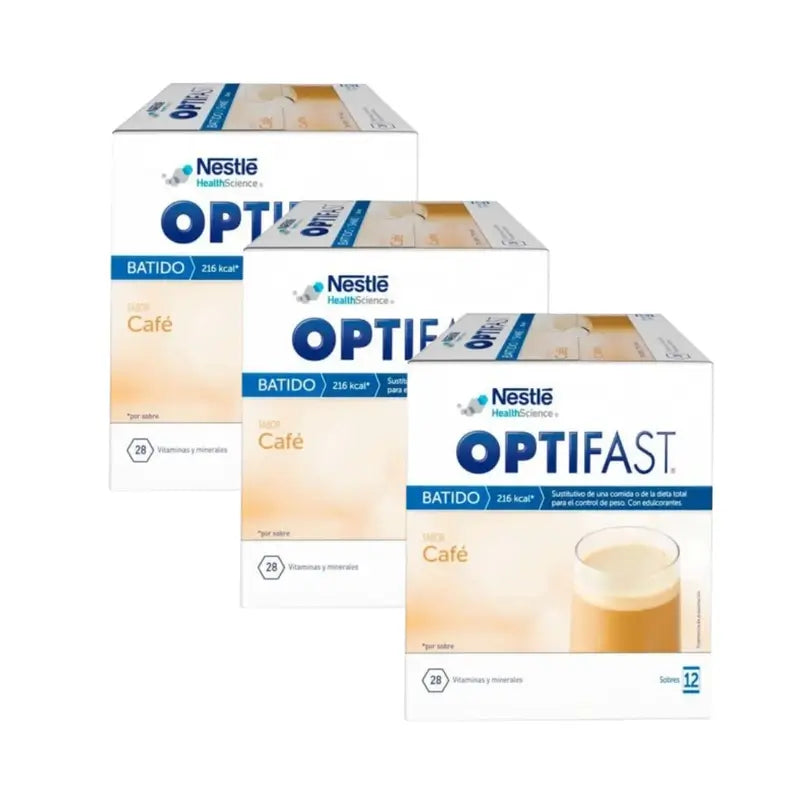Optifast Coffee Shake Pack 3 x 12 x 55 grams