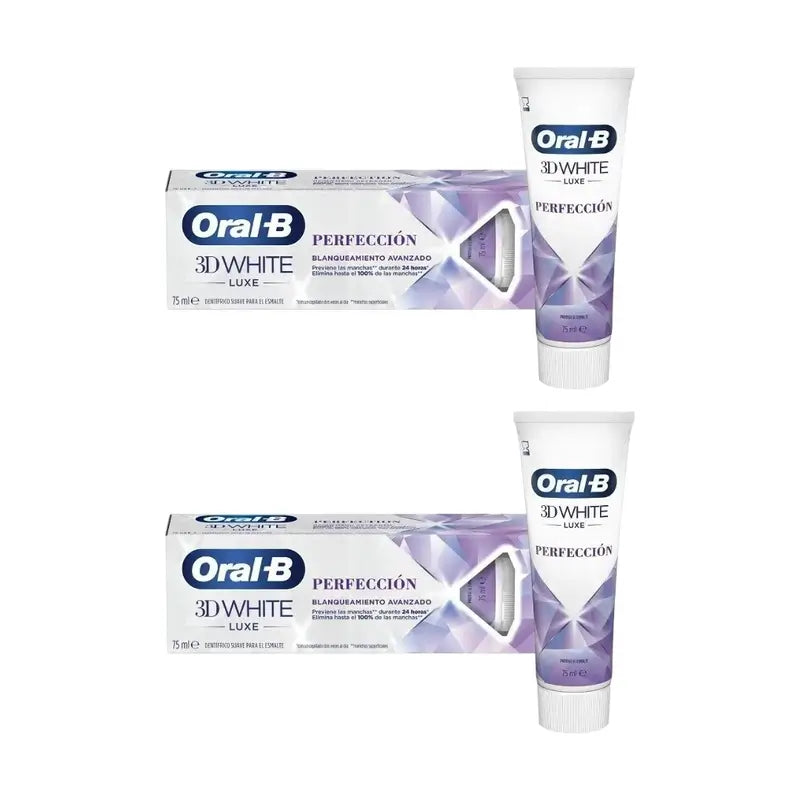Oral-B 3Dwhite Luxe Perfection Whitening Toothpaste 2X75 Ml