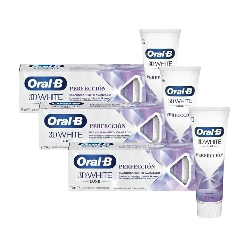 Oral-B 3Dwhite Luxe Perfection Whitening Toothpaste 3X75 Ml