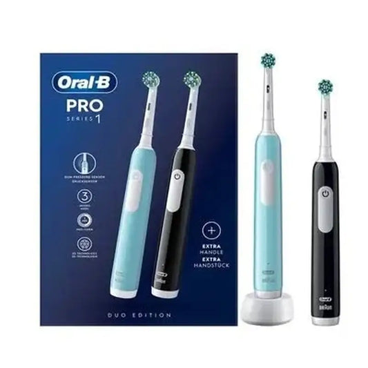 Oral-B Braun Cep. Electric Duplo Pro 1 Pack Black + Blue