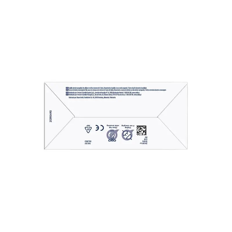 Oral B Braun Electric Toothbrush Io2 White, 2 Brush Heads, 1 pack