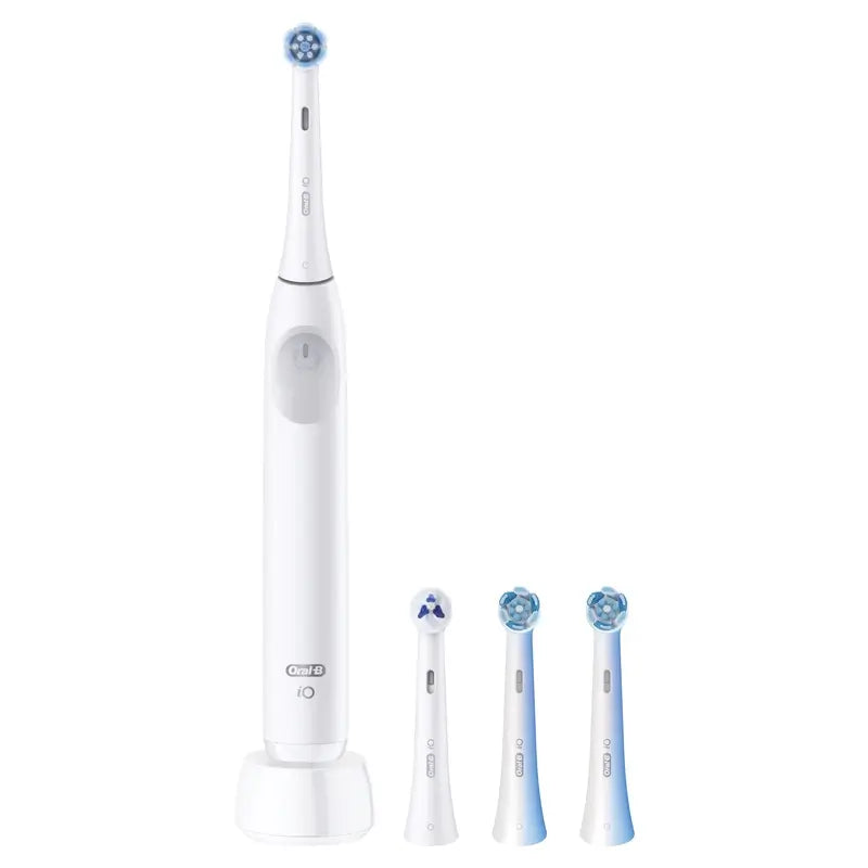 Oral B Braun Electric Toothbrush Io2 White, 2 Brush Heads, 1 pack