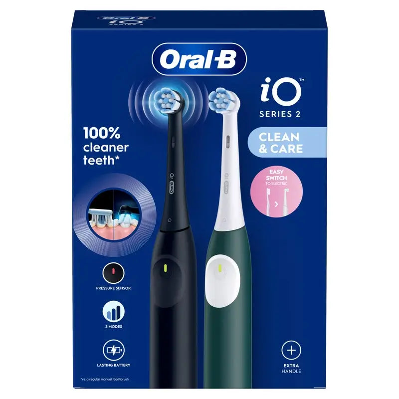 Oral-B Braun iO2 Double Night Pack Series Black / Forest Green