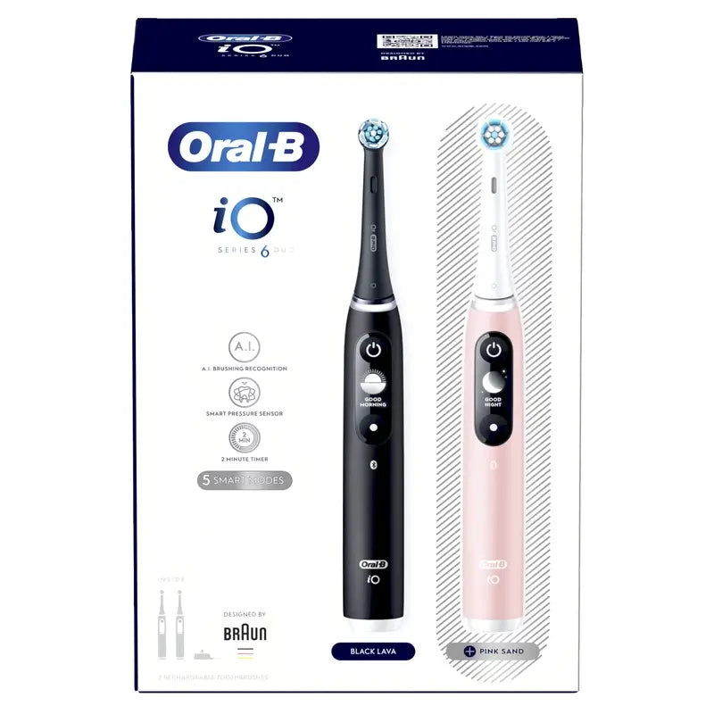Oral-B Braun iO6 Duo Black/Pink