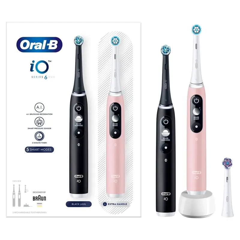 Oral-B Braun iO6 Duo Black/Pink