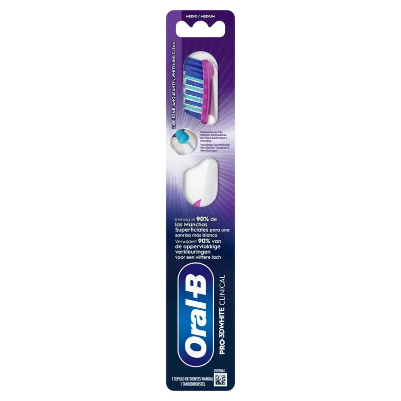 Oral-B Pro-3Dwhite Clinical 38 Medium , 1 unit