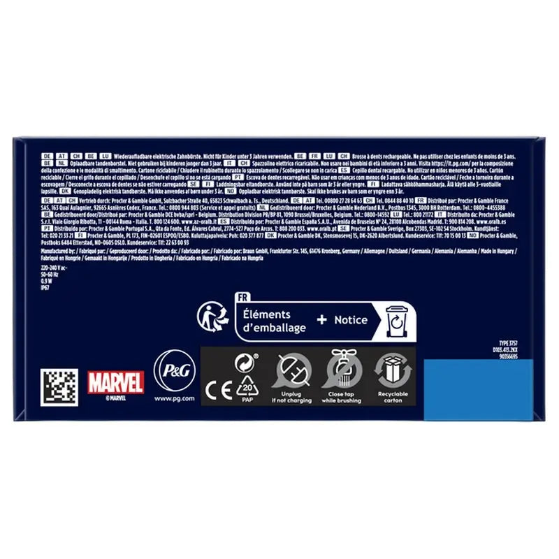 Oral-B Vitality Kids Box Rechargeable Toothbrush Spiderman