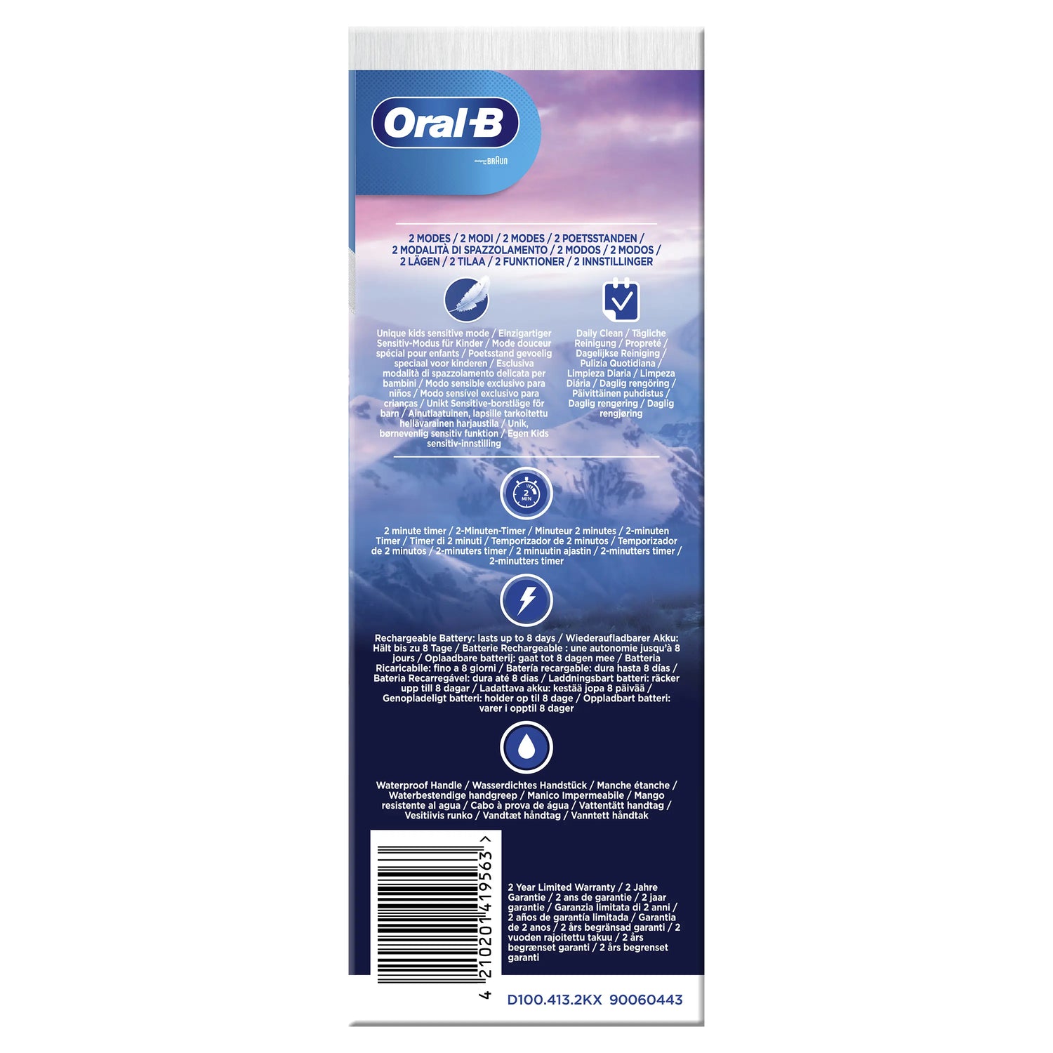 Oral-B Frozen Electric Toothbrush + Case