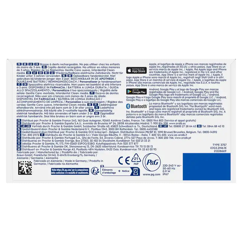 Oral-B Io 5 Electric Toothbrush White, 2 Toothbrush Heads