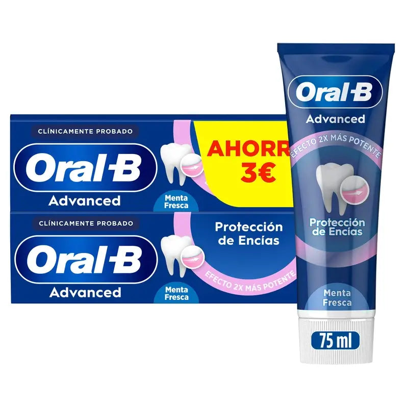 Oral-B Advanced Gum Protection Duplo, 2x75ml