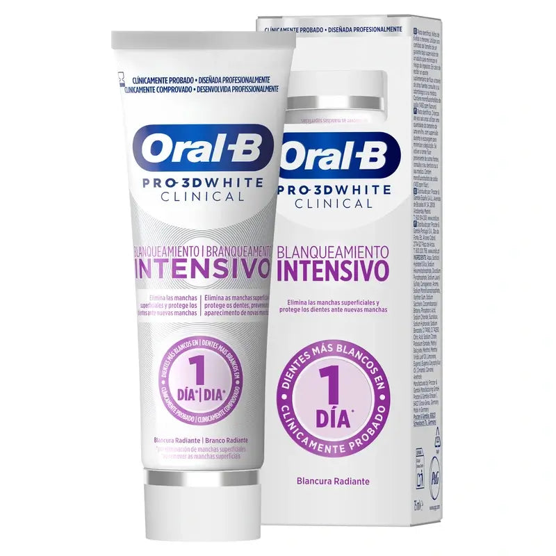 Oral-B 3Dw Radiant Whiteness Toothpaste , 75 ml