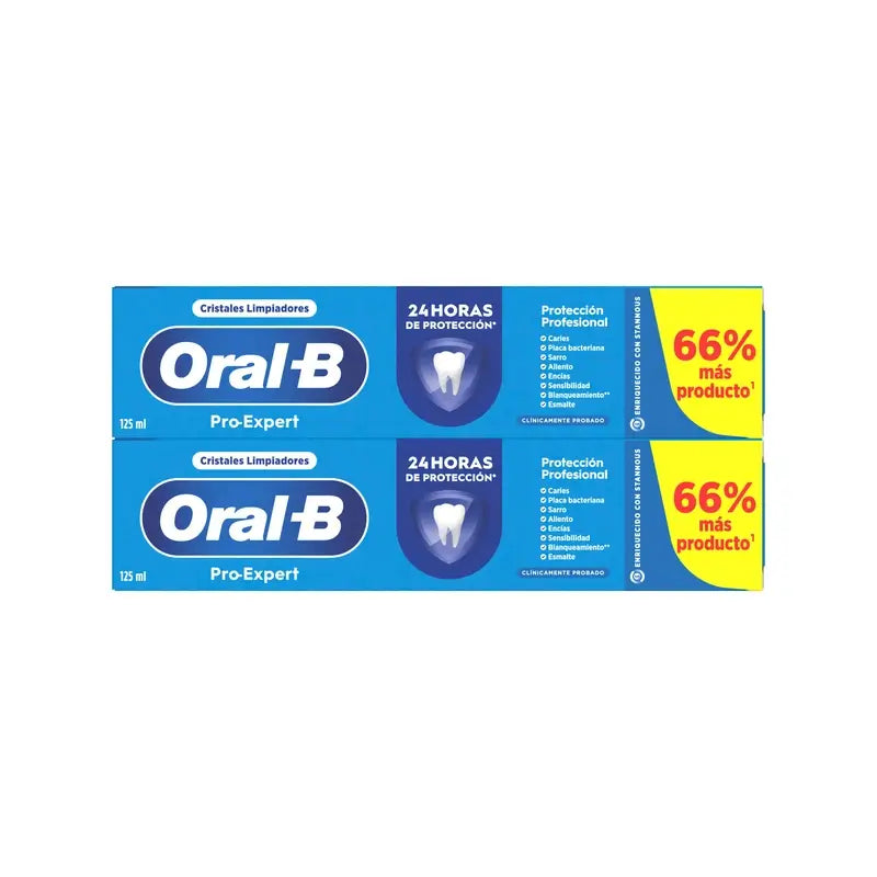 Oral-B Pro-Expert Professional Protection Duplo, 2x125ml